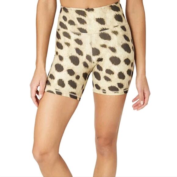 WeWoreWhat Animal Print Bike Shorts Size L - Picture 1 of 6